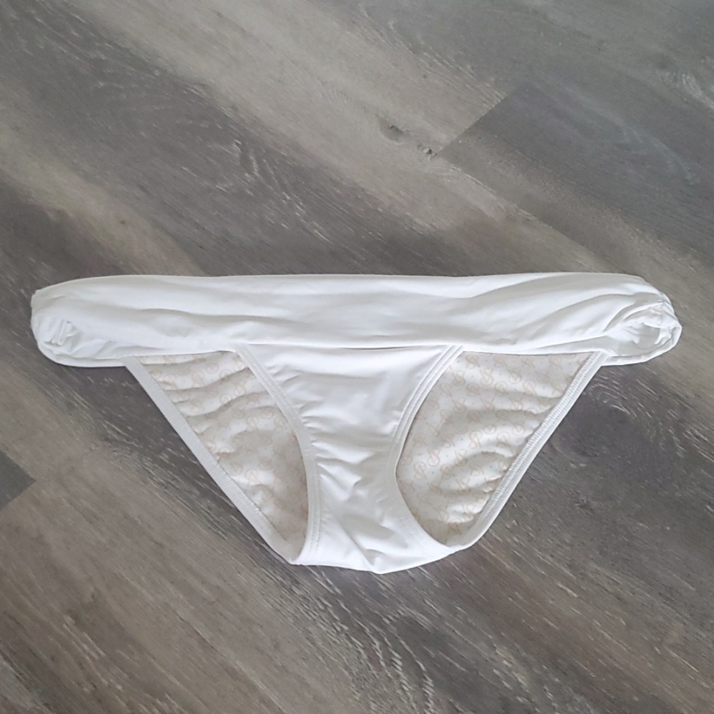 Victoria’s Secret bikini bottom, white, small